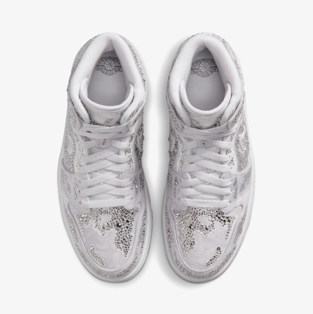Air Jordan 1 Retro High OG x Swarovski 'Vast Grey' (W)