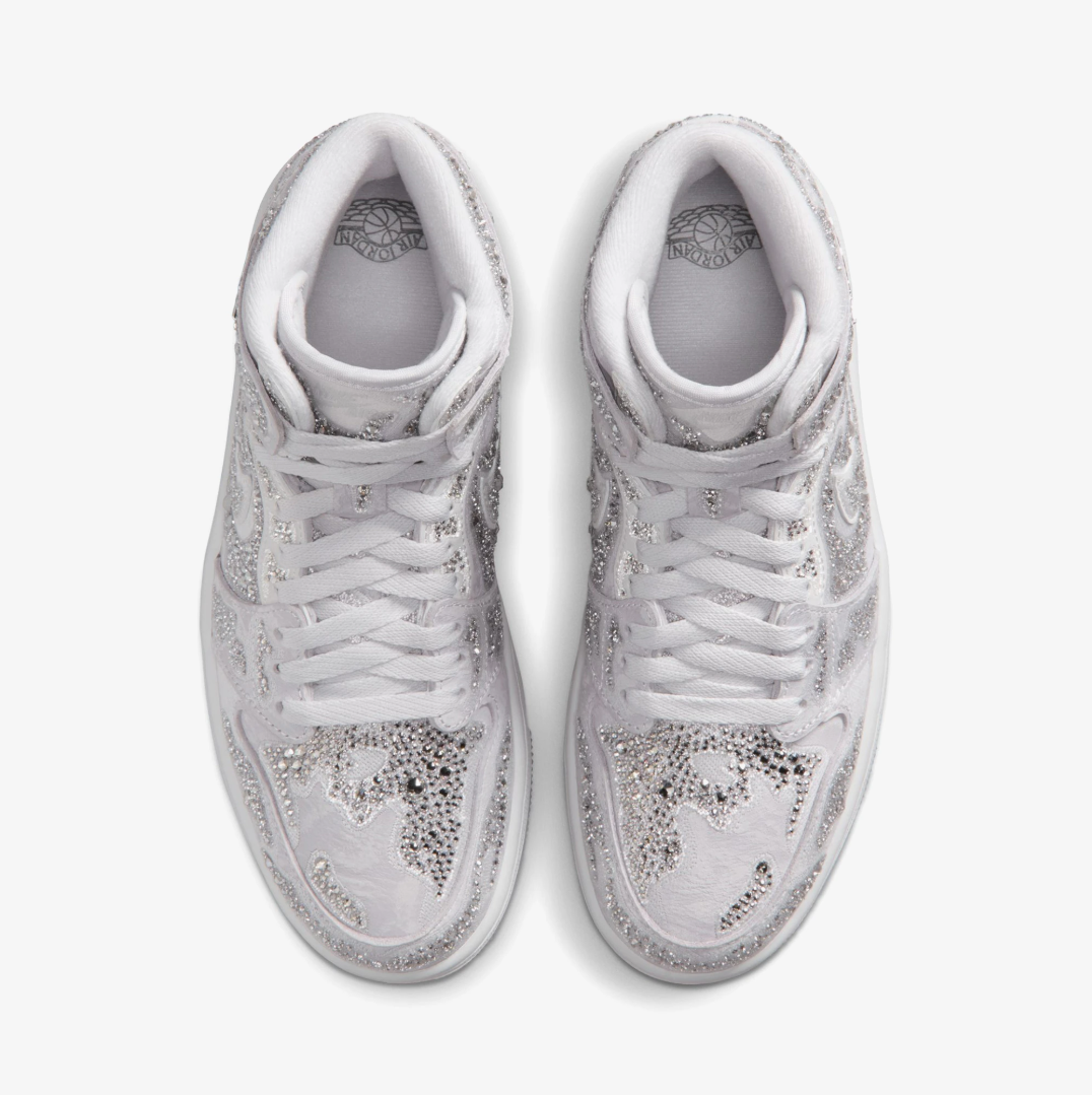 Air Jordan 1 Retro High OG x Swarovski 'Vast Grey' (W)