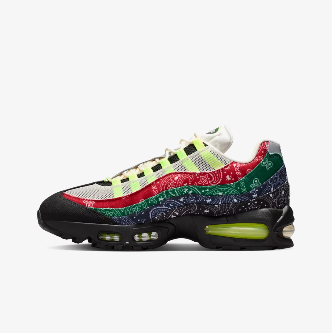 Nike Air Max 95 Big Bubble 'Volt and University Red'