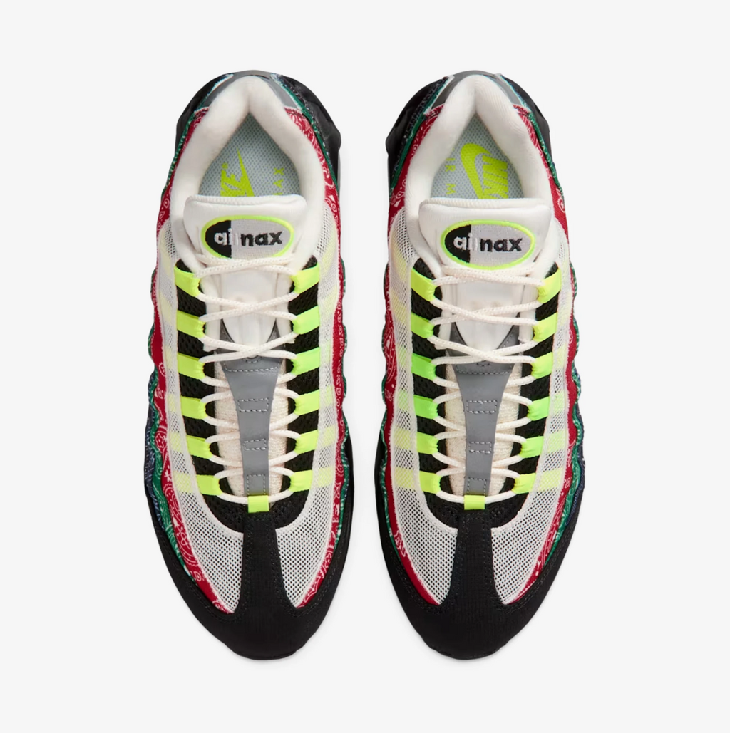 Nike Air Max 95 Big Bubble 'Volt and University Red'