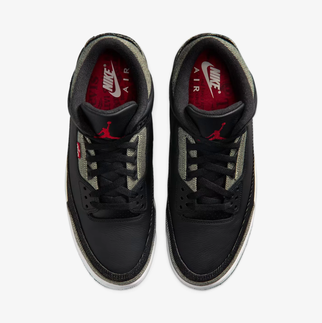Air Jordan 3 x Levi's® 'Black and White'