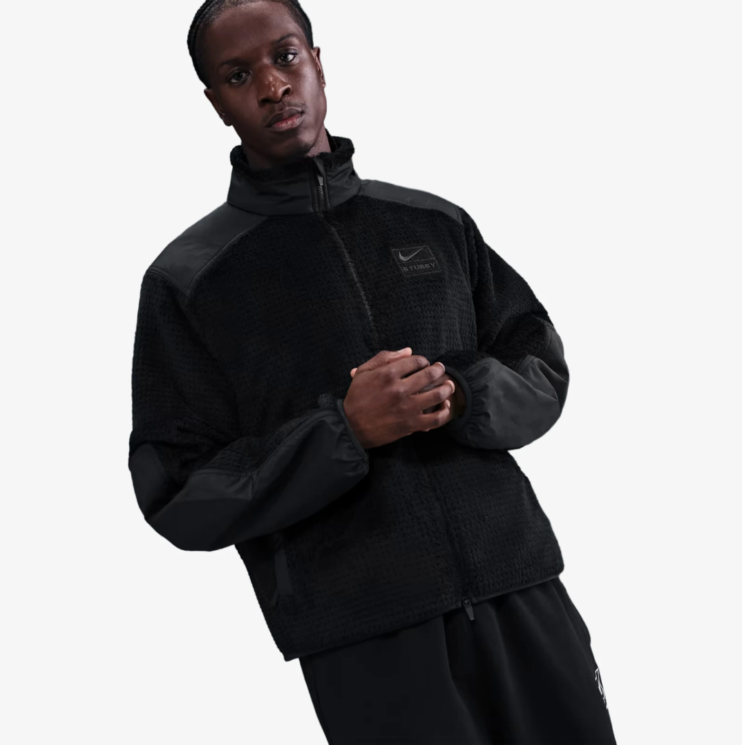 Nike x Stussy Tactical Lightweight Full-Zip Jacket 'Black'