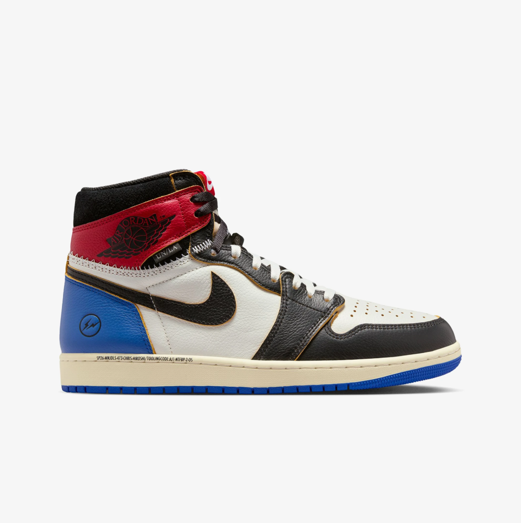 Air Jordan 1 Retro High OG x Union LA x Fragment 'Varsity Red Sport Royal'