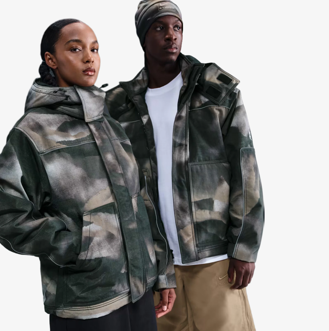 Nike x Stussy Utility Hooded Jacket 'Green'