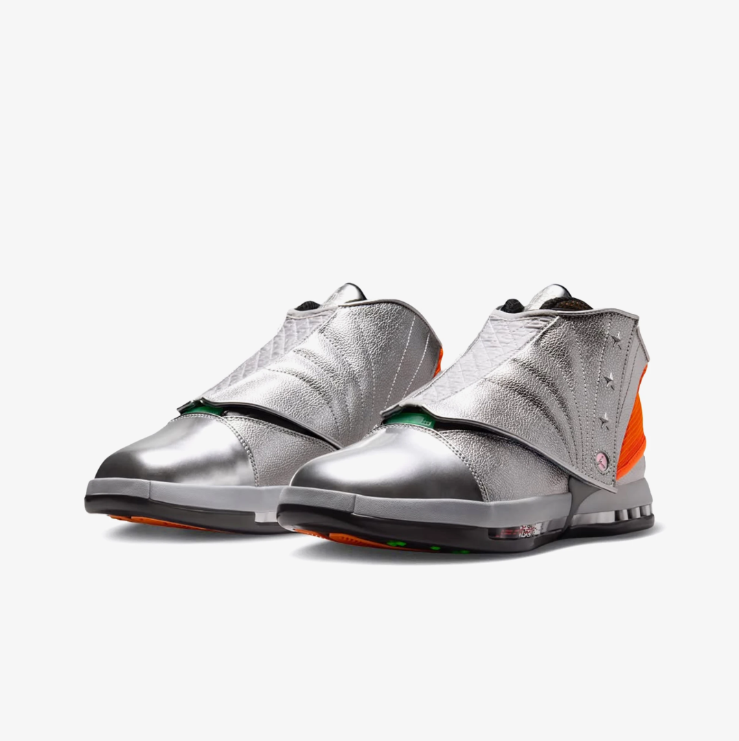 Air Jordan 16 SP x Free the Youth 'Metallic Silver'